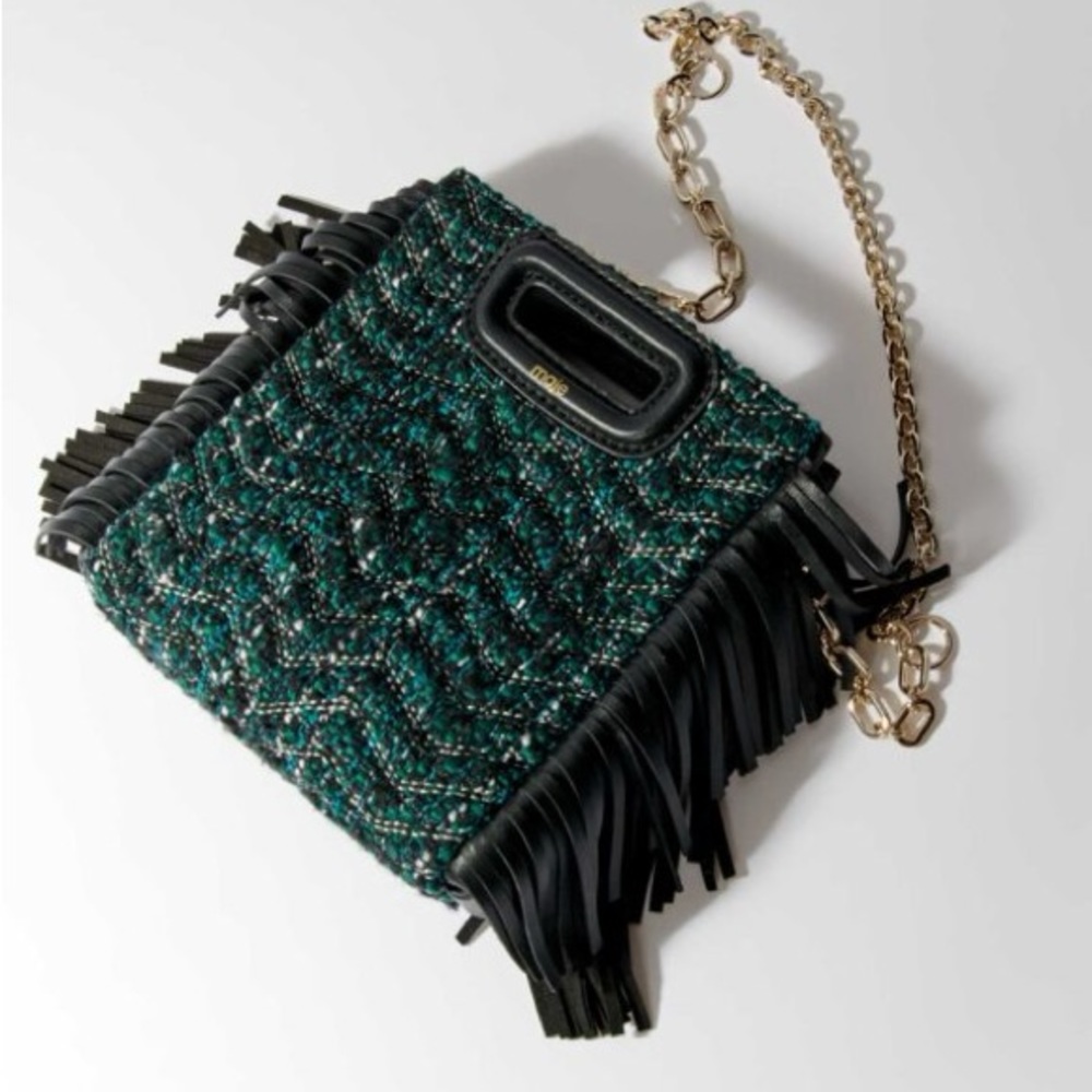 Maje M mini bag in Tweed